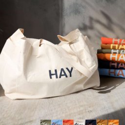 ヘイ HAY WEEKEND BAG NO 2 トートバッグ メンズ レディース バッグ エコバッグ コットン 肩掛け 大きめ 大容量 折りたたみ ギフト プレゼント ウィークエンド ナチュラル ブルー レッド
