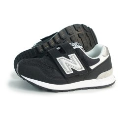ニューバランス キッズ new balance スニーカー 子供靴  P313 9JN ブラック W 通学 小学生 セール マジックテープ プレゼント 入園祝 幼稚園 保育園