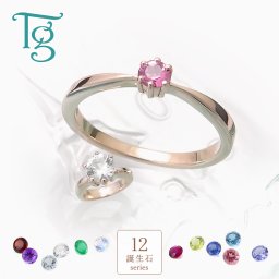 誕生石 リング＆ベビーリング トップセット レディース ガーネット アメジスト アクアマリン エメラルド ムーンストーン ルビー ペリドット サファイア ピンクトルマリン ブルートパーズ タンザナイト 指輪 シルバー ギフト 誕生日 母の日 クリスマス【jlr069_jln103top】
