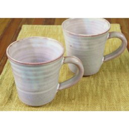 【萩焼・マグカップ(紫）】【マグカップ】萩焼 食器 父の日 母の日 敬老の日 還暦祝い 古希祝い 喜寿祝い 誕生日 プレゼント ギフト