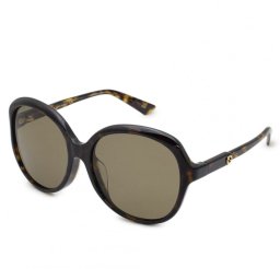 グッチ サングラス GUCCI GG0489SA-002 サングラス アジアンフィット メンズ レディース ユニセックス ハバナ ブラウン
