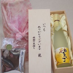 贈り物いつもありがとう木箱と珈琲ドリップセット挽き立て珈琲(ドリップパック5パック)ゆずリキュール柚子っこ (愛知県) 500ml
