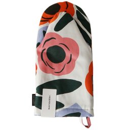 マリメッコ marimekko ミトン Ruukku ルーック ダークグリーン×ライトブルー×レッド 070936 530 北欧雑貨 北欧デザイン キッチンアイテム marimekko kitchenネコポス 送別会 誕生日 お中元 結婚祝い 結婚式 高級 父の日 母の日 ホワイトデー