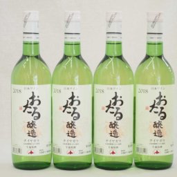 日本ワイン おたる醸造 ナイアガラ 日本産葡萄100% 白 やや甘口 (北海道)720ｍｌ×4本
