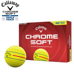 【1ダース】オウンネーム 名入れ対応 キャロウェイ CALLAWAY  CHROME SOFT360 トリプルトラック ボール クロムソフト360 ゴルフボール 1ダース (12球)