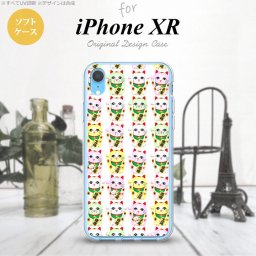 iPhoneXR iPhone XR スマホケース ソフトケース 招き猫 白 メンズ レディース nk-ipxr-tp152