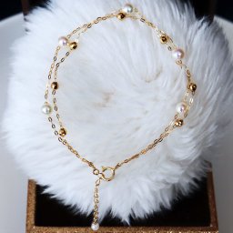 akoya 【アコヤ真珠 4-4.5mm】【ベビーパール】【ミラーボール】【パール ブレスレット】海水真珠 K18【イエローゴールド】 / PT850 プラチナ 本真珠 パール あこや真珠 あこやパール スライド レディース アクセサリー シンプル おしゃれ カジュアル プレゼント