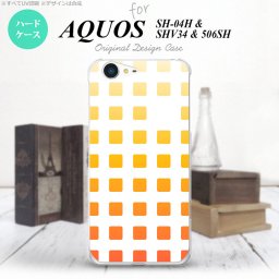 【SHV34】【スマホケース/スマホカバー】【アクオス セリエ】SHV34 スマホケース AQUOS SERIE SHV34 カバー アクオス セリエ スクエア オレンジ nk-shv34-1361【メール便送料無料】