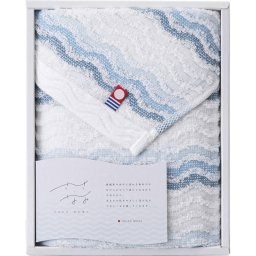 お中元 お返し 内祝い ギフトタオル 今治タオル さざ波 フェイスタオルNAM-2512  プチギフト 新築 お礼 引越し 志 仏事
