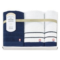今治 シンシアコットン フェイスタオル2P&ウォッシュタオル  ／タオル 日用品・ヘルスケア 結婚祝い プレゼント ギフト 結婚内祝い 出産祝い 出産内祝い 送料無料 2026 送料無料 ギフト プレゼント プチギフト 内祝い 快気祝い 出産祝い 結婚祝い 引出物 新築祝い お返し
