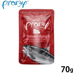 プラミー Pramy キャットフード ウェットフード ツナ・サーモンゼリー バランスエイジング シニア 70g 無添加 グレインフリー 穀物不使用 パウチ 一般食