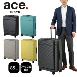 ace.TOKYO エース トーキョーレーベル サルートン フロントオープン キャスターストッパー 拡張機能 85/96L 05364