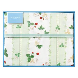 夏の贈り物お中元 綿毛布（毛羽部分） ウェッジウッド グリーン 140×200cm 1.3kg パイル糸（毛羽部分）:綿100%、地糸:（タテ糸）ポリエステル65%･レーヨン35%、（ヨコ糸）ポリエステル100%