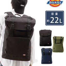 リュックサック 22L Dickies ディッキーズ 通販 リュック デイパック バックパック 大容量 大きめ コーデュラナイロン CORDURA メンズ レディース 通学 通勤 おしゃれ シンプル 黒 ブラック 丈夫 頑丈 旅行 アウトドア フラップリュック カジュアル ストリート A4 B4
