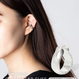 トムウッド TOM WOOD Oyster Ear Cuff E39OYC01NAS925 / 101211 オイスター イヤーカフ メンズ レディース アクセサリー シック スターリングシルバー 925 Sterling Silver925 ジュエリー ギフト プレゼント ブランド アクセ