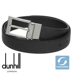 ダンヒル ベルト DUNHILL メンズベルト リバーシブル レザー メンズ 男性用 ブラック 21R4T59CA001 【ラッピング無料 誕生日 お祝い プレゼント ギフト 贈り物】 送料無料