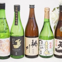 地酒純米酒特集5本セット(桃川 純米酒(青森県) 早川酒造 天一 純米酒(三重県) 金鯱 夢吟香 純米酒(愛知県) 秋田銘醸 まなぐ凧 純米酒(秋田県) 清水清三郎商店 鈴鹿川 純米酒(三重県)) 720ml×4本 750ml×1本