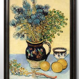 フィンセント ファン ゴッホ マヨリカ焼きの水差しと野の花々 A3 サイズ ポスター アート おしゃれ 絵画 インテリア 北欧 イラスト マット紙 艶消し アートパネル 額 フレーム デザイン 壁掛け ギフト 新築祝い ディスプレイ 引越し祝い　新生活　空間デザイン