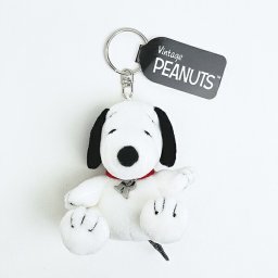 スヌーピー 『R』 座り イニシャルマスコット ぬいぐるみ SNOOPY