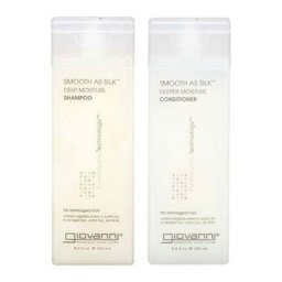 ジョヴァンニ スムーズアズシルク モイスチャー シャンプー＆コンディショナー  各250ml  |  激安  Giovanni  シャンプー うねり くせ毛 湿気 梅雨美容グッズ コスメ化粧品 誕生日 クリスマス ホワイトデー 結婚記念日 ウエディングギフト 母の日 送別会 バレンタインデー 女