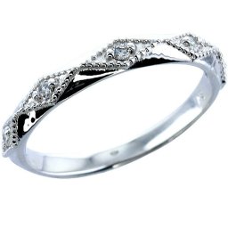 プラチナ900 指輪 ダイヤモンド リング 0.05ct ミル打ち プラチナ pt900 シンプル 重ねづけ 婚約指輪 レディース ジュエリー アクセサリー プレゼント ギフト 人気 おすすめ 送料無料