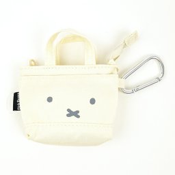 ミッフィー miffy ミニトートキーケース(アイボリー) ポーチ ぬい活