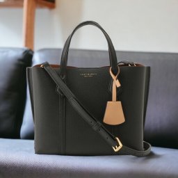 トリーバーチ ブランド ショルダーバッグ ショルダーバック レディース 81928 001 ペリー スモール 中央仕切りジップ 2WAY トートバッグ ブラック おしゃれ