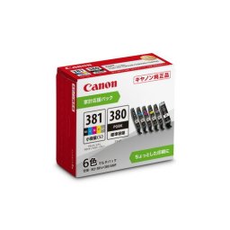 キヤノン BCI-381s+380／6MP 純正インクタンク 6色マルチパック