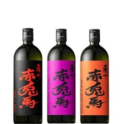 お中元 夏ギフト 【送料無料】【焼酎セット】赤兎馬 飲み比べ 3種セット 赤 紫 茜 720ml 薩州 濱田屋 濱田酒造 熨斗 ラッピング 送料無料(北海道、沖縄を除く)  