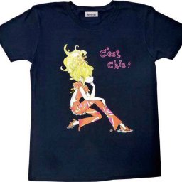 水森亜土 半袖Tシャツ セシック ネイビー S 亜土ちゃん