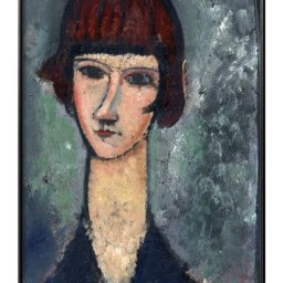 アメデオ モディリアーニ Portrait of a Woman A3 サイズ ポスター アート おしゃれ 絵画 インテリア 北欧 イラスト マット紙 艶消し アートパネル 額 フレーム デザイン 壁掛け ギフト 新築祝い ディスプレイ 引越し祝い　新生活　空間デザイン 