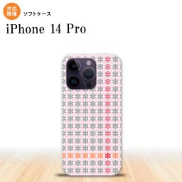 iPhone14 Pro iPhone14 Pro スマホケース 背面ケースソフトケース 花十時 ピンク 紫 2022年 9月発売 nk-i14p-tp1353
