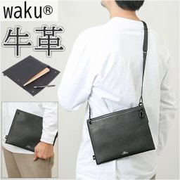 waku ワク ショルダーバッグ WK-0049 通販 スクエアバッグ サコッシュ スクエアバック ショルダーバック ショルダー 斜めかけ ミニショルダーバッグ ミニショルダーバック ミニショルダー 革 レザー 本革 スクエア コンパクト きれいめ ミニ 薄い