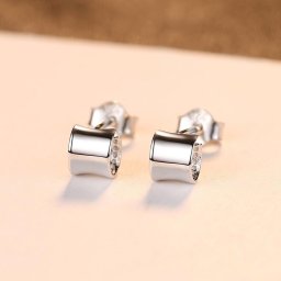 ピアス 両耳用 シルバー925 シルバー スタッド 石なし シンプル 上品 小さめ 小ぶり おしゃれ 可愛い かわいい 通勤 モチーフ パイプ ce0314