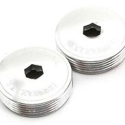 【自転車好きなあの人へ】KUWAHARA クワハラ crank caps クランクキャップ シルバー CRANK-CAPS-SL 国内正規品