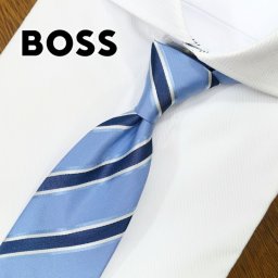 ネクタイ ブランド ヒューゴボス ネクタイ 7.5cm幅 HB104 スカイブルー/ネイビー【HUGO BOSS・ボス・ブランドネクタイ・ネクタイブランド・ブランドギフト・バースデー】 【20代・30代・40代・50代・おしゃれ】