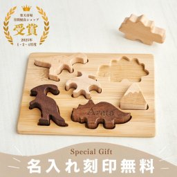 【名入れ無料】積み木 形合わせ パズル 恐竜 木製 ギフト 名入れ 出産祝い プレゼント べビー 誕生日 出生情報 おなまえ積み木 知育玩具 ブロック プレママ ゲーム おもちゃ クリスマスプレゼント 男の子 女の子