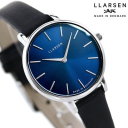 エルラーセン 時計 キャロライン 30mm レディース 腕時計 ブランド LL146SDBLL ブルー ブラック