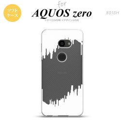 AQUOS zero アクオス ゼロ 801SH スマホケース カバー ソフトケース イラストデザイン（B） 白 nk-801sh-tp196[スマホ,スマホケース,スマホカバー,ケース,カバー,ジャケット]