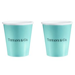 ティファニー TIFFANY＆CO. エブリデイ オブジェクト ペーパー カップ 2個セット ティファニーブルー ペア ボーンチャイナ 陶器 ボックス 新品 コーヒーカップ ブランド おしゃれ ティーカップ コップ 結婚祝い 引越し祝い 新築祝い お祝い プレゼント ギフト クリスマス