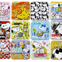 【ミニタオル】スヌーピーハンドタオル ハンカチ snoopy 12枚セット【約H20×W20cm】