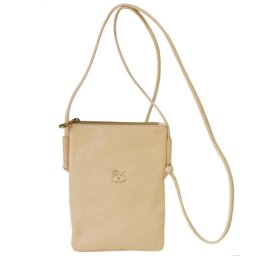 イルビゾンテ IL BISONTE ショルダーバッグ レディース ミニポシェット バッグ バケッタレザー 本革 NATURAL ナチュラル(ベージュ) ヌメ A2871EP 120O 送別会 誕生日 お中元 結婚祝い 結婚式 彼氏 息子 夫 男性 彼女 妻 女性 ギフト 高級 父の日 母の日 即日発送 ホワイトデー