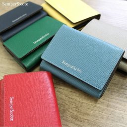 センペルアンドコッテ Semper&cote 財布 三つ折り財布 コンパクト レザー 男女兼用 レディース メンズ ブランド 本革 日本製