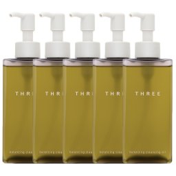 スリー バランシング クレンジング オイル N お得な5個セット 185ml x 5  |  THREE  オイルクレンジング 美容グッズ コスメ化粧品 誕生日 クリスマス ホワイトデー 結婚記念日 ウエディングギフト 母の日 送別会 バレンタインデー 女性 彼女 妻奥さん 母お母さん 女友達