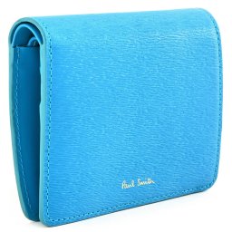 ポールスミス 財布 二つ折り財布 青(ブルー) Paul Smith pwd823-30 レディース 婦人 ギフト 定番 彼氏 彼女 プレゼント