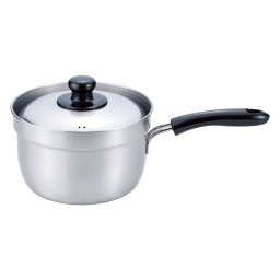 【ギフト対応無料】燕三 IH対応ふきこぼれにくい片手鍋18cm (EM-007) ※送料無料(北海道・沖縄は除く)