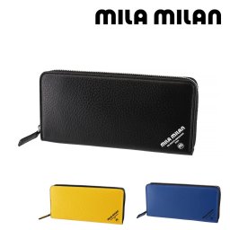 ミラ・ミラン 財布 長財布 ラウンドファスナー mila milan コパー 253625 メンズ レディース レザー 牛革 送料無料 誕生日プレゼント ギフト ラッピング無料