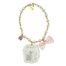 ほわころくらぶ パールチェーンの2WAYチャーム＆ブレスレット ピンク アクセサリー