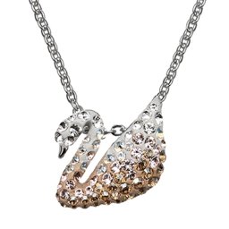 スワロフスキー SWAROVSKI ネックレス ペンダント アクセサリー 5215038 アイコニック スワン ICONIC SWAN シルバー+ライトゴールド+クリスタル