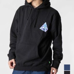 ハフ HUF PF00515 スウェット メンズ レディース トップス パーカー テッセラクト 長袖 フード トライアングルフーディ TESSERACT TT PO HOOD ロゴ プルロングスリーブ プルオーバー ストリート シンプル カジュアル 裏起毛 クルーネック ネイビー ブラック S M L XL